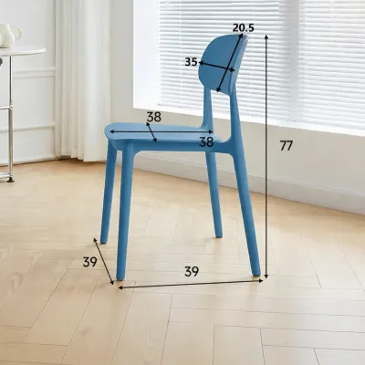 NAIJIA | Ghế Ăn Bền Đảm Bảo Sự Thoải Mái Có Thể Đặt Chồng Nhau Nhựa