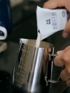 AM888 แก้วชงกาแฟ ถ้วยตวงสแตนเลส เหยือกตีฟองนม พิชเชอร์ พร้อมส่ง ถ้วยตีฟองนม