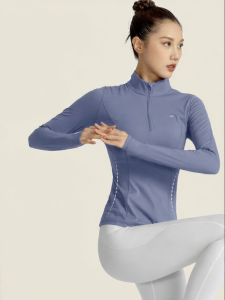 VFU | Long Sleeve Half Zip Fitness T-Shirt