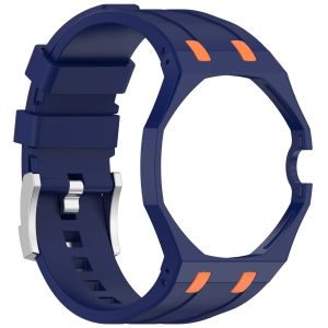2-in-1 PC Case+Silicone Strap for Swatch X AP Royal Pop Pocket Watch Changer To Wristwatch Integrated Modification Accessories