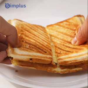 Simplus Sandwich Maker丨650W丨Panini Waffle Breakfast Bread Crepe丨Portable Household SMZJ001
