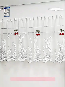 48*200CM Tirai AC Renda/Anti-Langsung+Dust-proof/Ins Penutup Aircond Wall-mounted/Hiasan Multifungsi Dekorasi Rumah