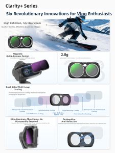 Neewer | For Insta360 Luna Light Pollution Reduction Soft Black UV CPL ND Wide Angle Filter Set