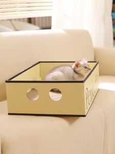 【Ewyn】COD กล่องลับเล็บแมว กล่องลับเล็บ กล่องลังแมว ใหญ่ คุณภาพดี 48*32*15cm