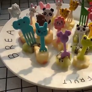 TUSUK BENTO MINI KARAKTER ISI 10 GARPU ANAK LUCU BENTO BOX