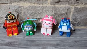 [COD] Mainan Mobil Berubah Jadi Robot - Polisi Robot Transformer Set Car - Mainan Robot Transform Robocarr