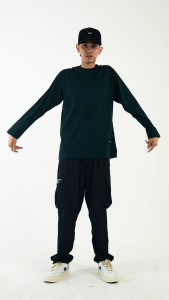 Tendencies Tshirt Long Sleeve Dark Green