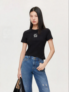 Vero Moda | Sequined Round Neck T-Shirt