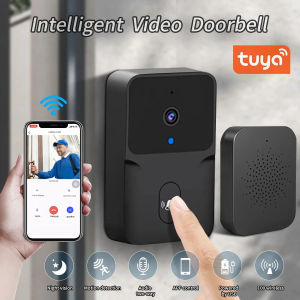 Tuya WiFi Video Doorbell Wireless HD Camera Detection IR Alarm Security PIR Motion Smart Home Door Bell WiFi Intercom For Home