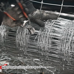 ส่งฟรี! ลวดตาข่าย รั้วตาข่ายถักปม (ยาว30-50m) ตา4x4นิ้ว รั้วตาข่ายแรงดึง รั้วลวดตาข่าย รั้วเกษตร ตาข่ายลวดเหล็ก ตาข่ายสำเร็จรูป ลวดเหล็กรั้ว สูง 0.9m/1.2m/1.5m/2m