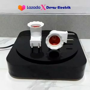 Fitting DUTRON Colok Lampu Tidur Fitting Lampu saklar On Off E27 ORI