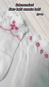 MGKS76 Kaos Kaki Wanita Pendek Semata Kaki Renda Tipis