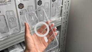 Ốp Lưng Từ Tính Cho iPhone 17 Air/Pro Max/16/15/14 [Chống Ố Vàng] - Lưng Cứng PC Trong Suốt Hít Nam Châm Siêu Chặt