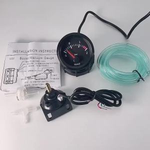 12V Car Gauge 52mm Water Temp / Oil Temp / Voltmeter / Oil Press BAR PSI / Vacuum / Boost Gauge / Air Fuel Ratio / EGT Gauge
