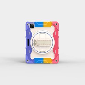 Softcase Huawei Matepad T10 T10s Bonus Stylus Pen Tali Hitam Case Anak Dewasa Armor Strap Anti Air Tahan Banting Standing Casing Rotating Kesing Cover Kids Skin Aksesoris Pelindung Tablet Cowok Cewek Rainbow Pink Ungu Black Biru