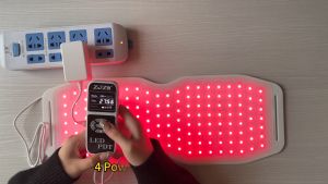 ZJZK Infrared&Red Light Therapy Belt 660nm 850nm 940nm LED Deep Therapy Wrap For Full Body Waist Back Pain Relief Muscle Relax