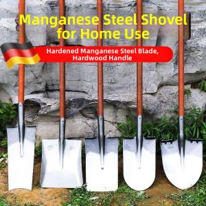 ZUNYI | Garden Spade Manganese Steel Reinforced Wooden Handle
