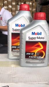 Nhớt Xe Máy Mobil Super Moto 20w50 0.8L Nhập Khẩu Indonesia Chính Hãng Nắp Đỏ