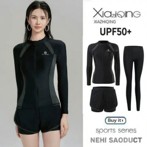 XIAZHIQING | Sun Protection Quick Drying Surfing Swimsuit