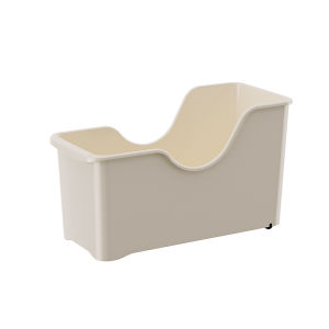 Modern Simple Kitchen Pot Cover Storage Box Roller Cabinet Organizer Plastic Pot Holder Spice Storage Solution for Home Use