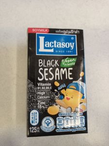 lactasoy black sesame 125ml 1pcs