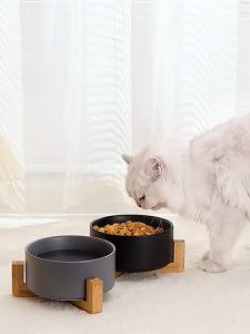 WaggyWaggy 850ML Ceramic Pet Bowl Multiple Color Cat Dog Mangkuk Kucing 陶瓷貓碗 BO0032