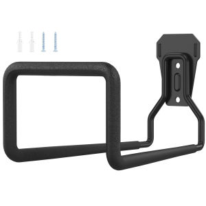 4Pcs Garage Utility Hook Set Wall Mounted Garage Storage Hanger Hook with Screws Steel L-Shape Power Tool Wall Hanger Anti-Slip