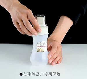 ขวดซอส ขวดใส่ซอส ขวดบีบซอสมะเขือเทศ ขวดบีบนมข้น ขวดใส่น้ำเชื่อม มีฝาปิด 280ml. (1 รู / 5 รู)