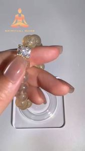 Lucky Original Citrine Bracelet Womens White Crystal Wealth Attraction Bracelet