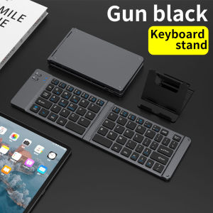 NexusClick New Mini Wireless Bluetooth Keyboard Mouse SetRechargeable Foldable Portable Combo for PC Mac SmartPhone iOS Android