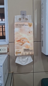 【BUY 1 TAKE 6】DEX Hanging Pull-out Tissues Diamond Embossed Craft Skin-friendly Soft 4 Ply 5 Packs Total 1000 Sheets Wood Nature Napkin