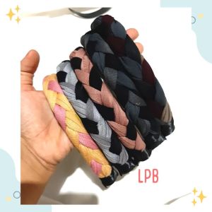 Bando Rambut Kepang Kain / Bandana / Headband Random