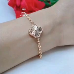 Gelang Jurai Simpel Silver: Aksesoris Lapis Emas Terlaris Tidak Mudah Luntur