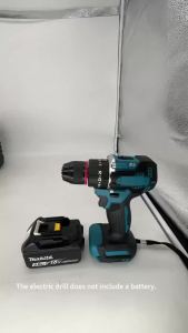Máy Khoan Tác Động Không Dây 10MM Brushless 18V Máy Vặn Vít Máy Khoan Búa Dụng Cụ DIY Gia Đình Với 25+3 Mức Cài Đặt Mô-men Xoắn