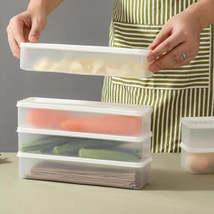 Naukaha【Ready in Stock】 Sealed Noodles Storage Box Fridge Refrigerator Box Pasta Food Fresh-keeping Container