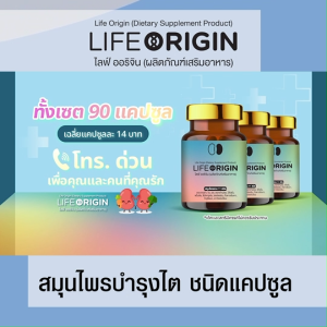 Life Origin แคปซูลบำรุงไตและเลือด 11 ชนิด 30 แคปซูล/ขวด