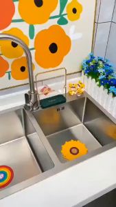 Kitchen Sink Strainer Rack Filter Garbage Shelves Anti-Clogged Garbage Mesh Bag Leftovers Net Filter