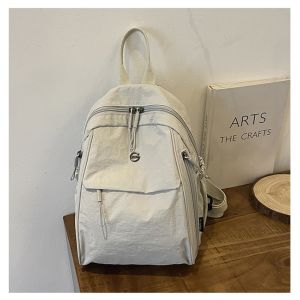 กระเป๋าเป้สะพายหลังผ้าไนลอนน้ำหนักเบาสำหรับเดินทางและไปทำงาน กระเป๋าเป้สะพายหลังขนาดเล็กแบบลำลองสำหรับฤดูร้อนปี 2025