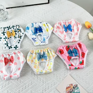 Quần sinh lý Chó Mèo bằng vải thun co giãn tốt (mẫu mới) - Hara Pet Store