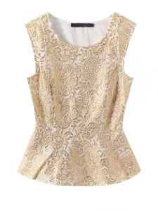 Áo Vest Ren Cắt May Hở Lưng Vàng Nổi Váy Ngắn Xếp Ly Không Tay Áo Vest Cao Cấp Của Australia Dành Cho Nữ Mùa Hè 2025