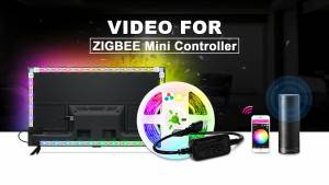GLEDOPTO PRO 2M RGBCCT Zigbee LED Strip Light TV Backlight Smart Kit 5V USB RGB CCT Stripe Tape Ribbon Work with Hub Alexa Echo