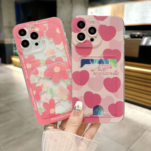 Phone Casing for OPPO A5i pro A5x A5 pro 5g New 2025 Beautiful Flower Pattern with Card Pocket Design Rubber Soft Case for OPPO A5ipro A5pro 5g for Girl Phone Casing Cover