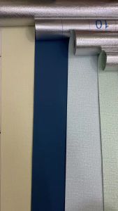 WD Wallpaper Linen Foam Roll 3D 280cm x 50cm Stiker Roll Dekorasi Dinding Kamar Aestetic