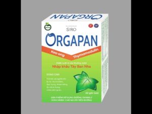 Siro ho gói Orgapan Organic hỗ trợ giảm đau họng giảm ho giảm đờm dùng được cho người tiểu đường