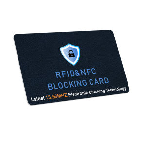 Thẻ Chống Quét RFID Bảo Vệ NFC Không Tiếp Xúc - Bảo Vệ Thẻ ATM Thẻ Tín Dụng Thẻ Ghi Nợ Ngân Hàng - Một Thẻ Bảo Vệ Cho Ví