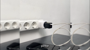 COD TaffHOME Steker Tuya Smart Plug WiFi EU Plug 16A Monitoring Function - S21