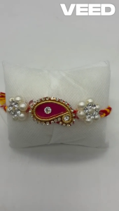 Rakhi Bracelet for Raksha Bandhan | Gift Band I Designer Rakhi for Brother | Rakhi for Brother Men Kids (Pack of 1 pc)