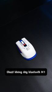 Chuột không dây bluetooth M1 chuột gaming click im lặng pin sạc Type-C có màn hình led hiển thị báo mức pin 1600DPI