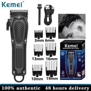 Kemei Professional Electric Hair Clipper USB Wireless Charging Beard Trimmer KM-1071