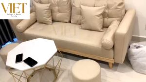 Bộ ghế dài sofa  tay vịn phòng khách sopha băng